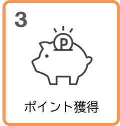 ポイント獲得