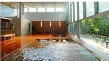 広々とした越後妻有交流館キナーレ明石の湯の内観の写真