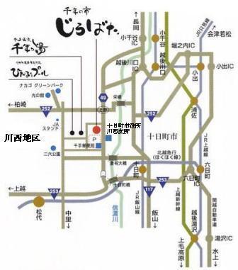 じろばた菓子工房周辺の地図