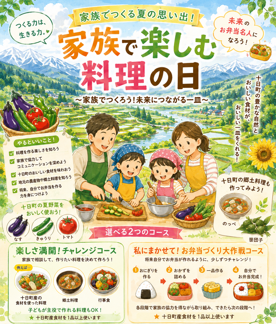 家族で楽しむ料理の日概要
