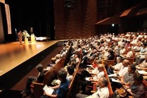 段十ろうにおける講演会「最新の研究からわかった縄文時代」の講演風景の写真