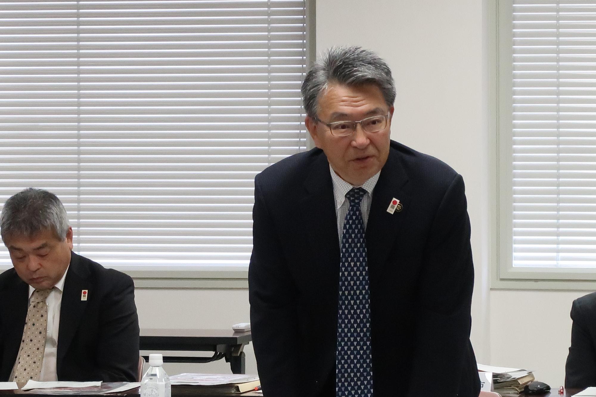 会計監査報告の様子