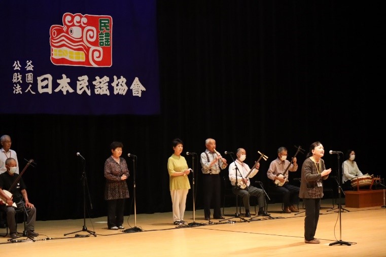 令和3年度民謡民舞新潟県連合大会の様子
