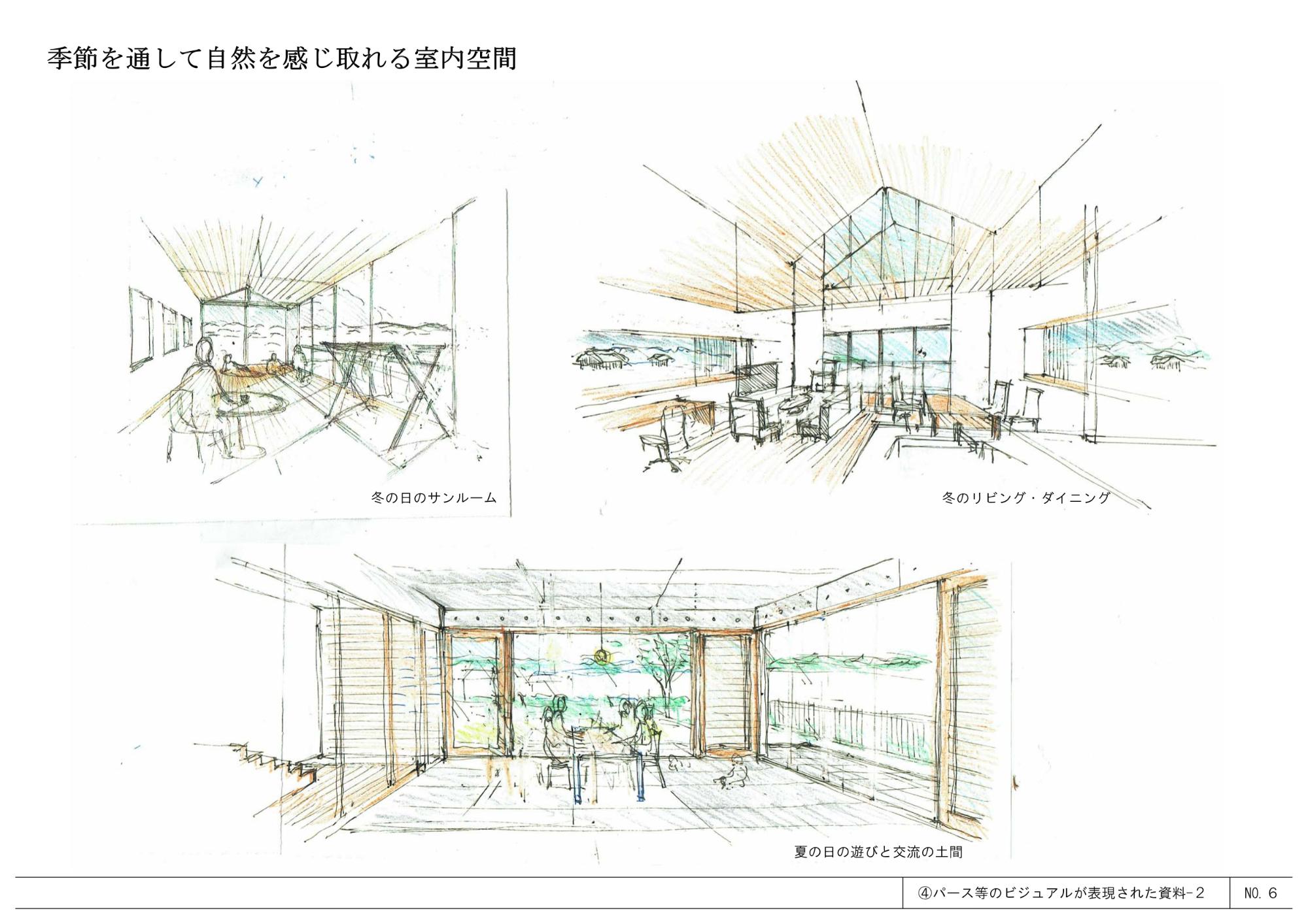 子育て住宅の室内が表現された図