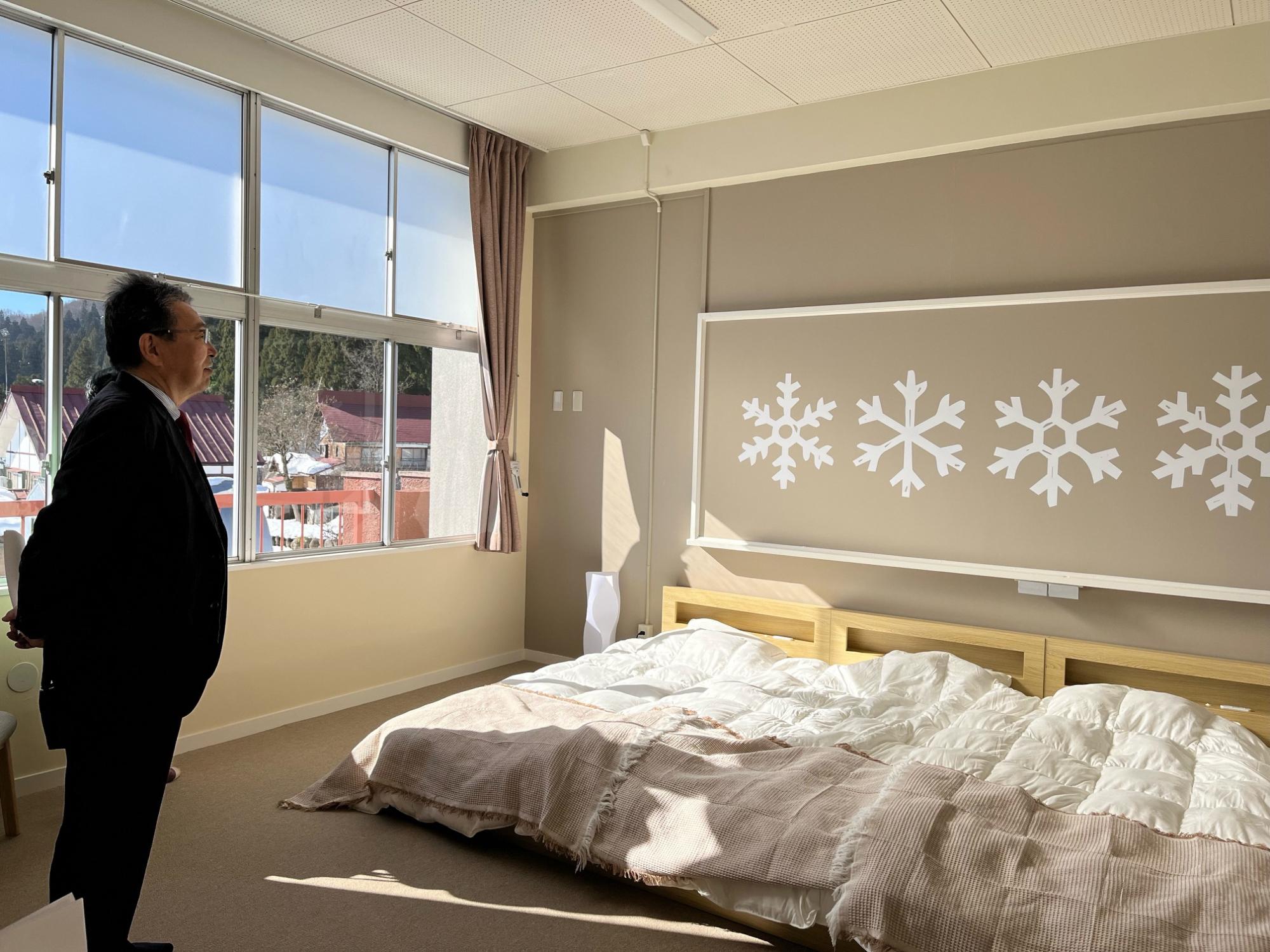 雪原学舎視察1