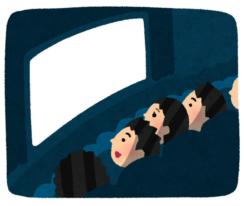 映画上映会のイラスト