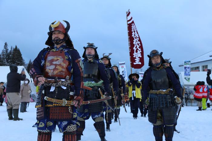 「松代冬の陣」出陣式