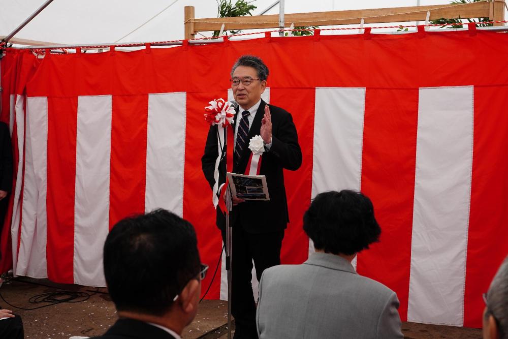渡り初め式 市長挨拶