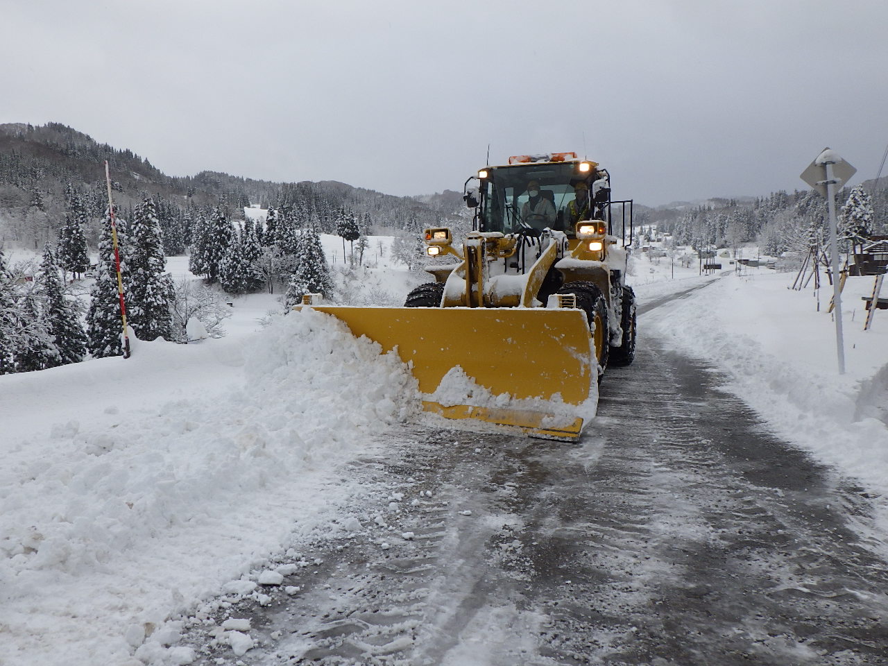 道路除雪写真