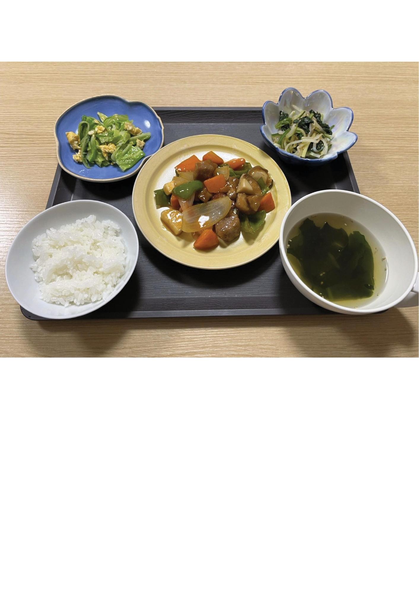 藤倉ハウスの食事例