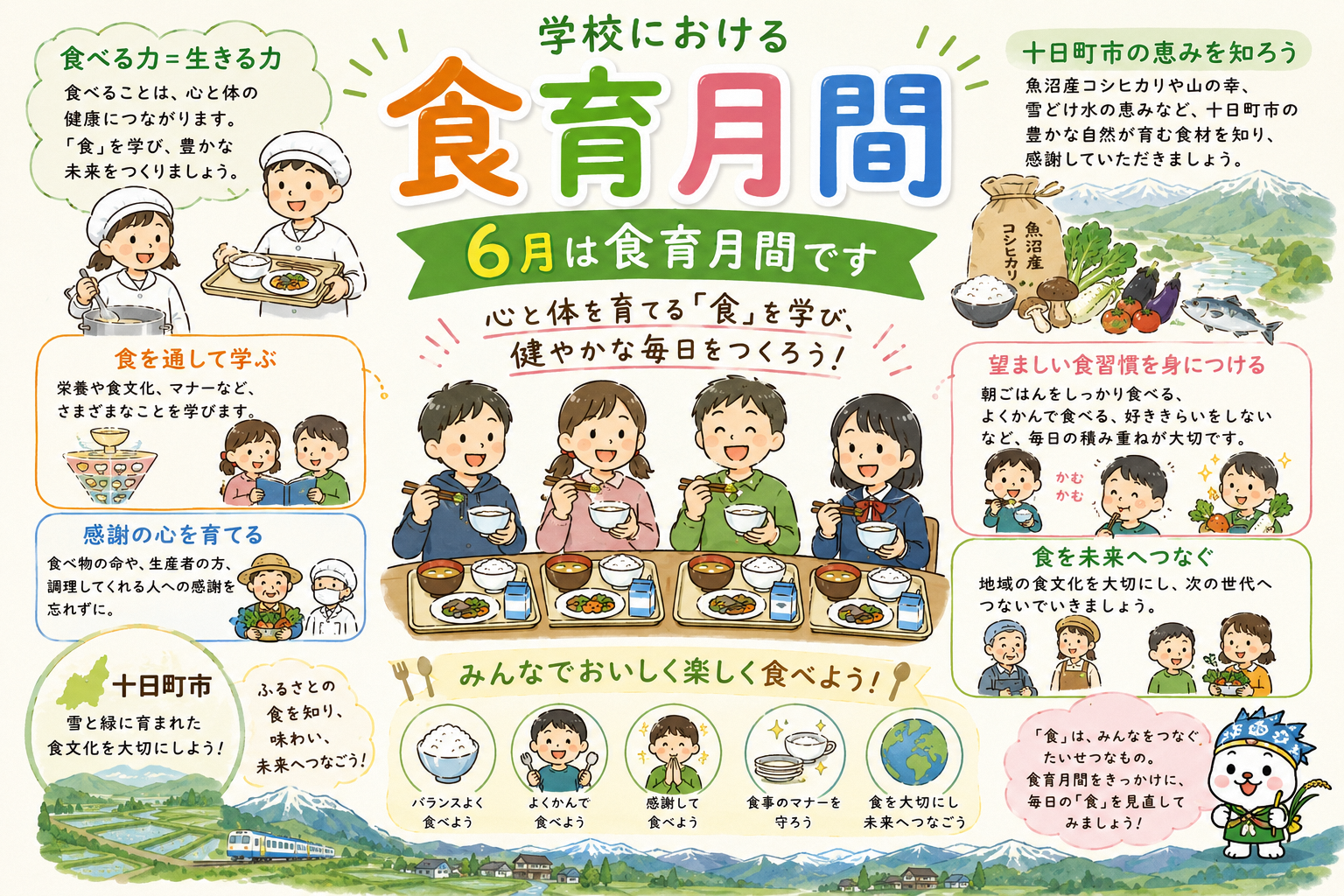 食育月間普及ポスター