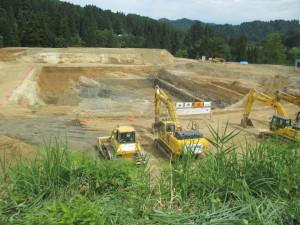 次期一般廃棄物最終処分場となる予定地の遠景の写真