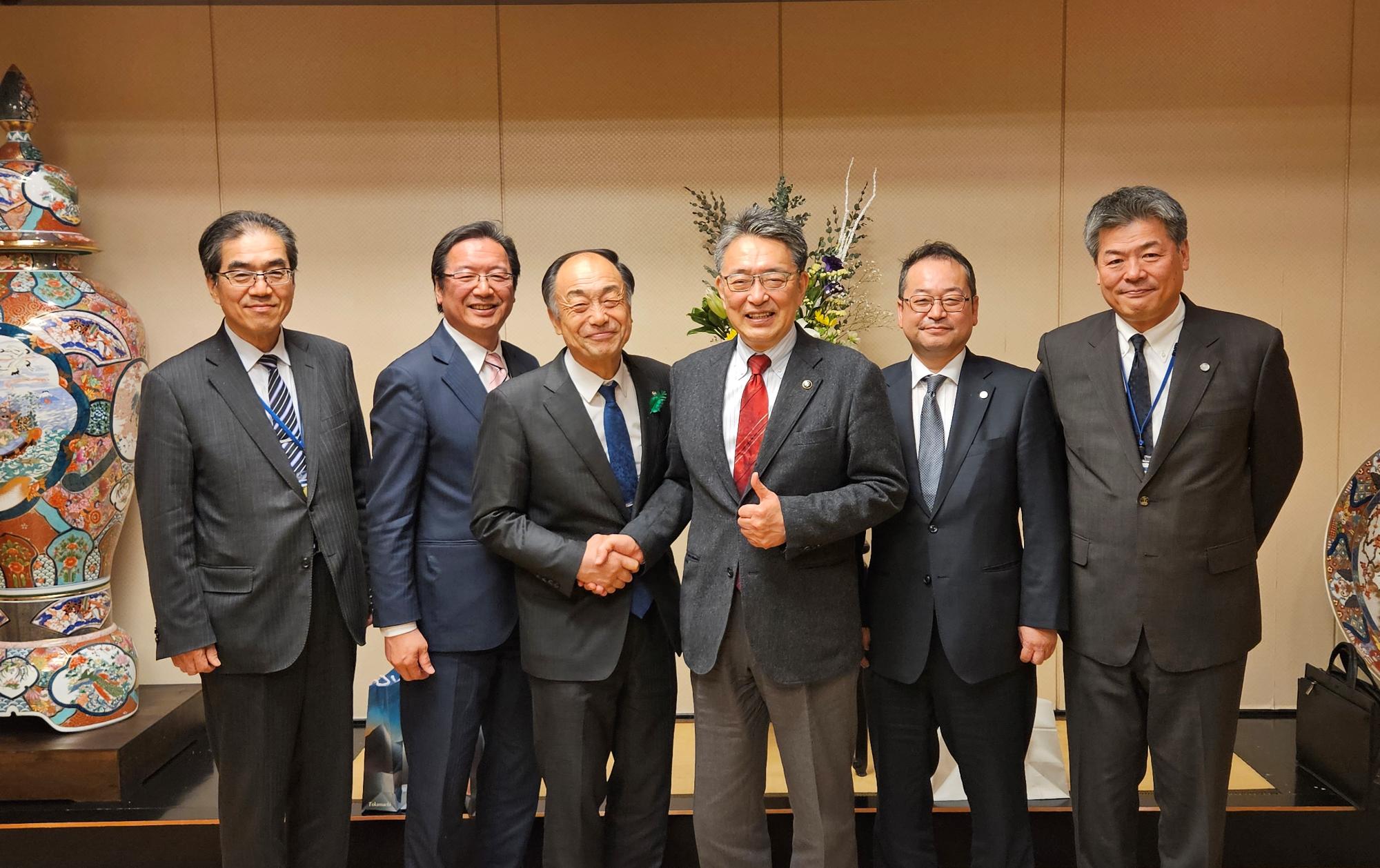 山形県川西町表敬訪問