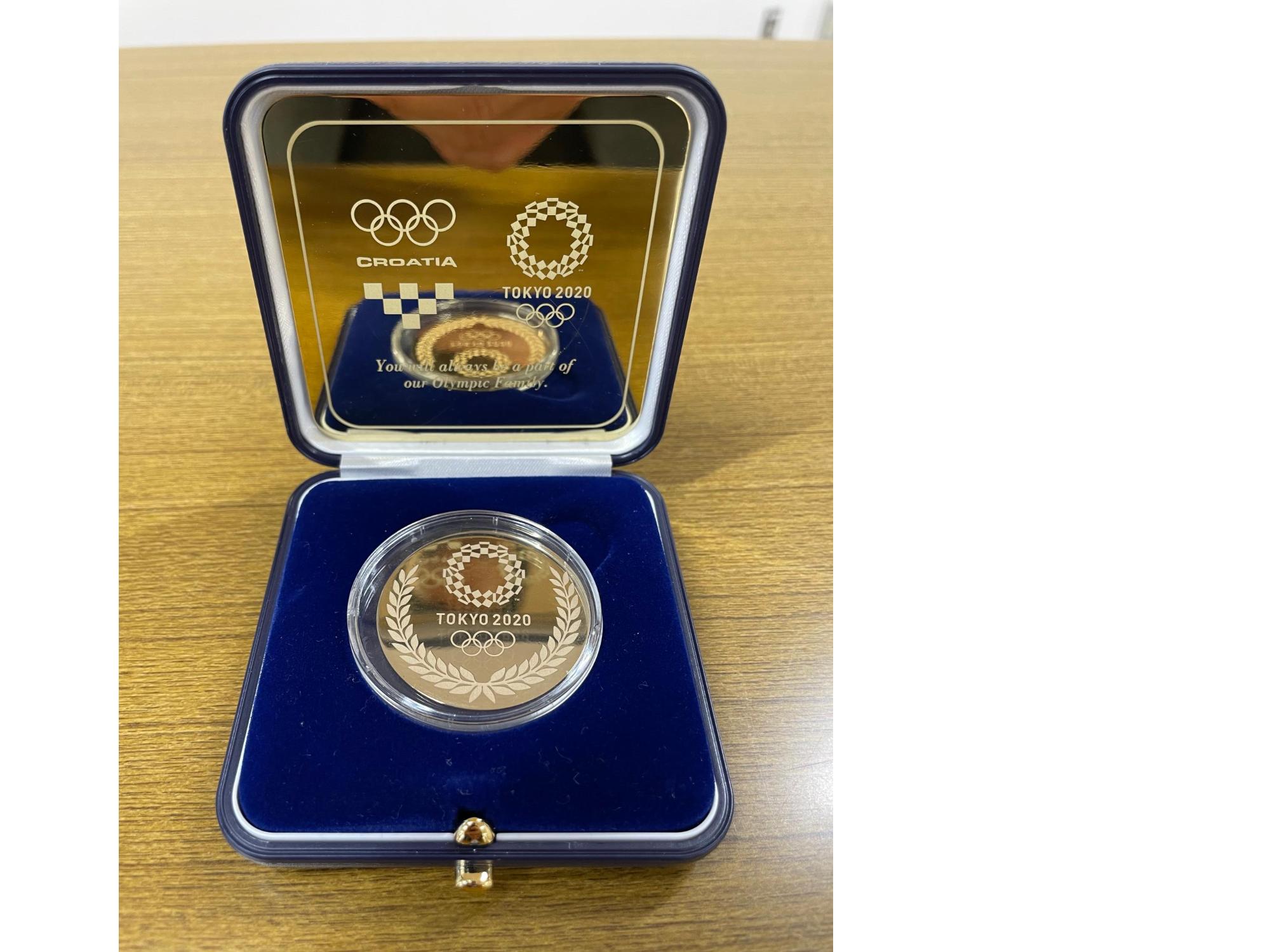 クロアチア共和国オリンピック委員会からのメダル