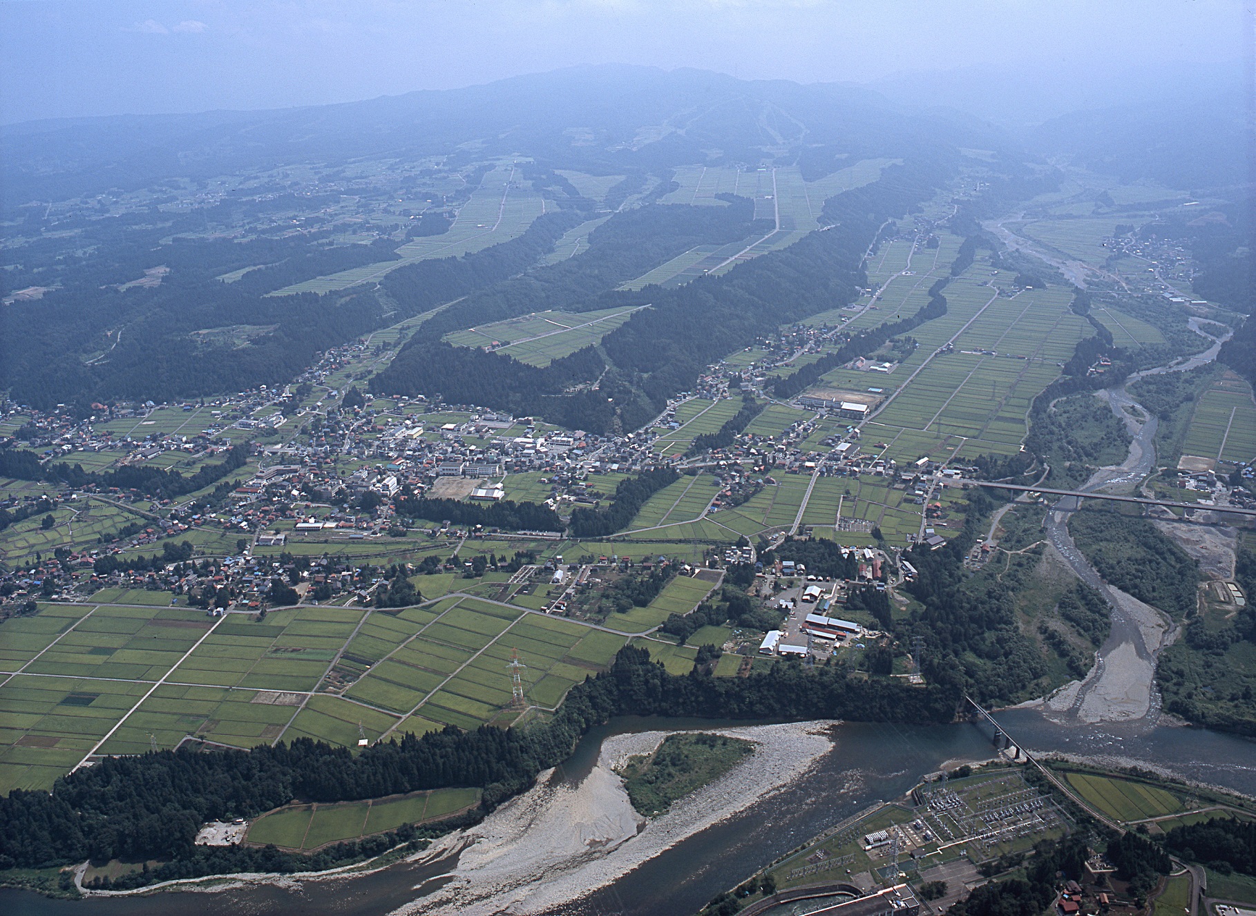 中里地域の河岸段丘