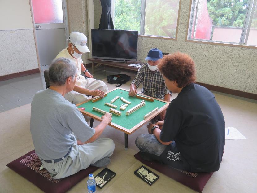 昨年の麻雀の様子