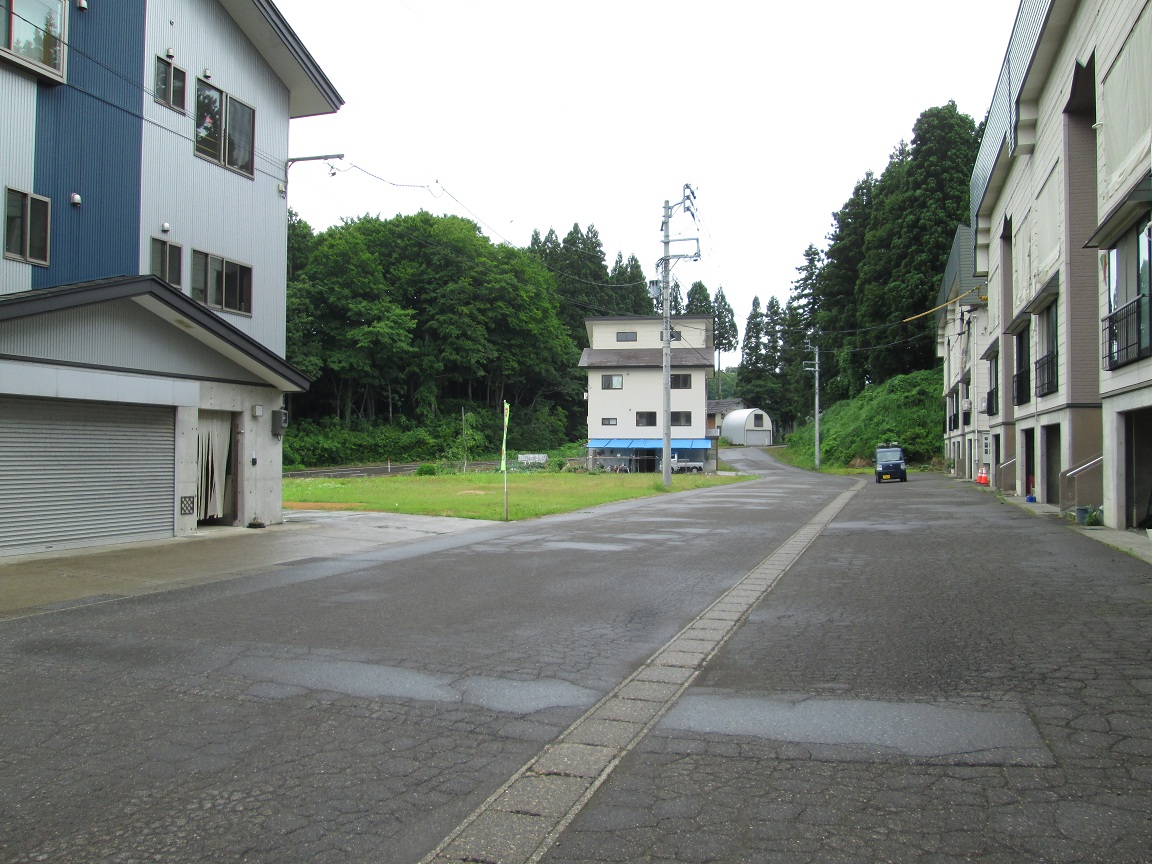 分譲地を東側から撮影した写真