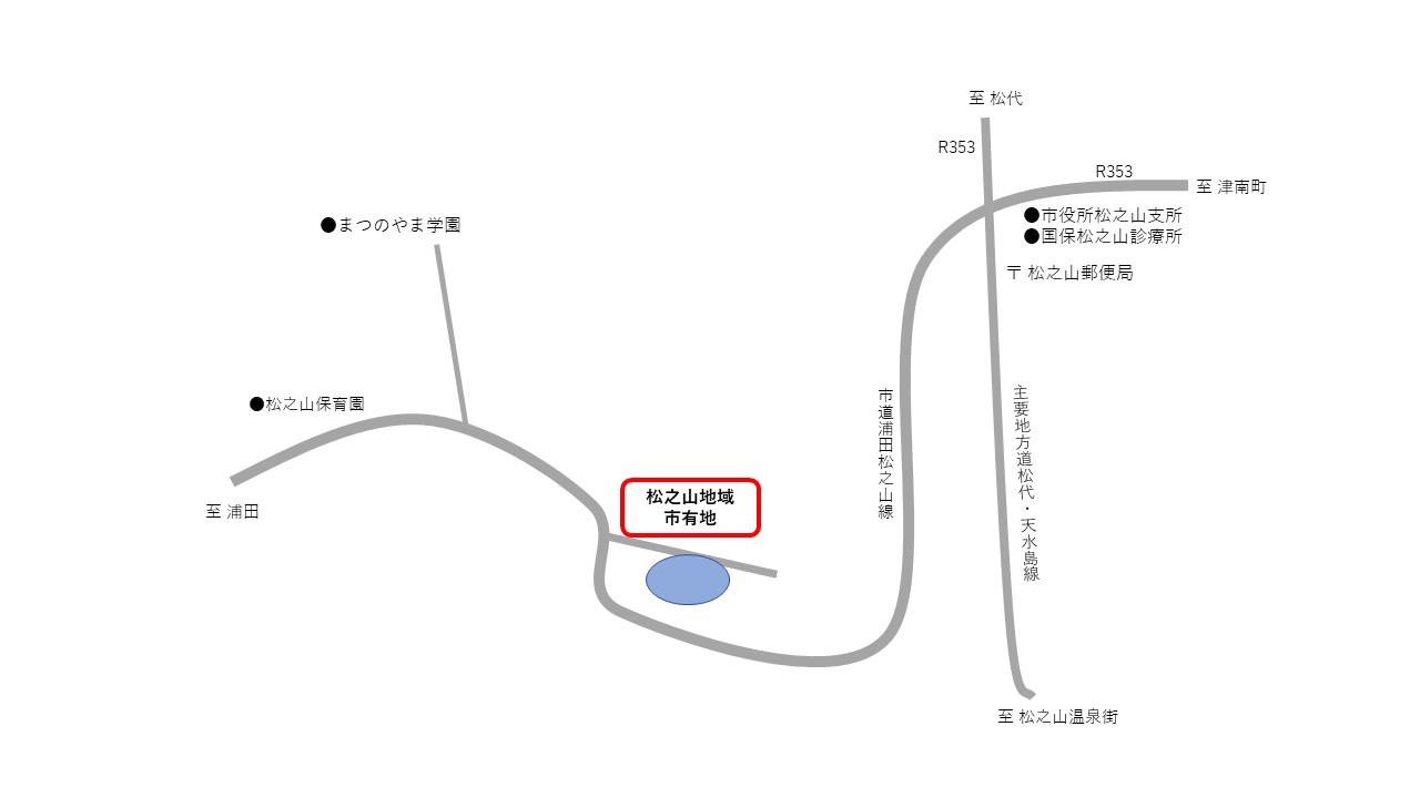 松之山地域分譲地案内図